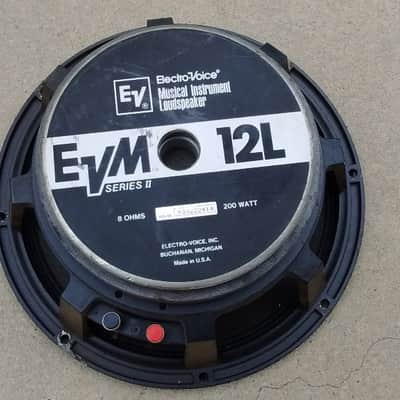 Electro-Voice EVM 12L Series II - 12 Inch Speaker - 8 Ohms - 200
