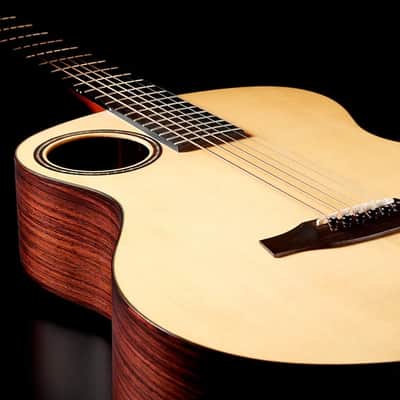 Walden B103E Baritone Solid Sitka top/Ovangkol Grand Auditorium Baritone-Electric Satin Natural w/Case image 5