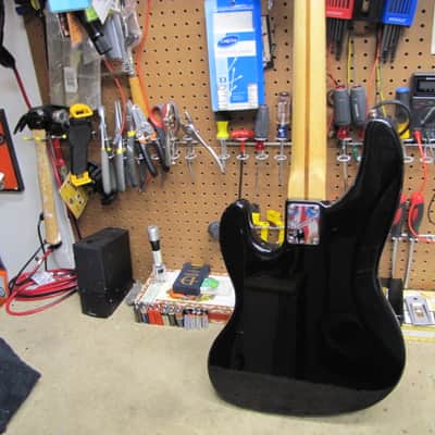 Fender Jazz Bass Long Horn 1989 - Black - USA image 7