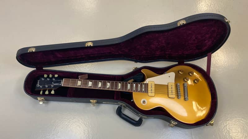 Gibson Les Paul CS R6 P90 Gold Top - Gold Top image 1