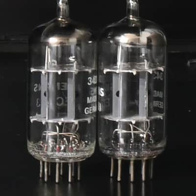 SIEMENS ECC83 / 12AX7 Precision Matched Pair Vintage 1960s Amplitrex Tested image 4