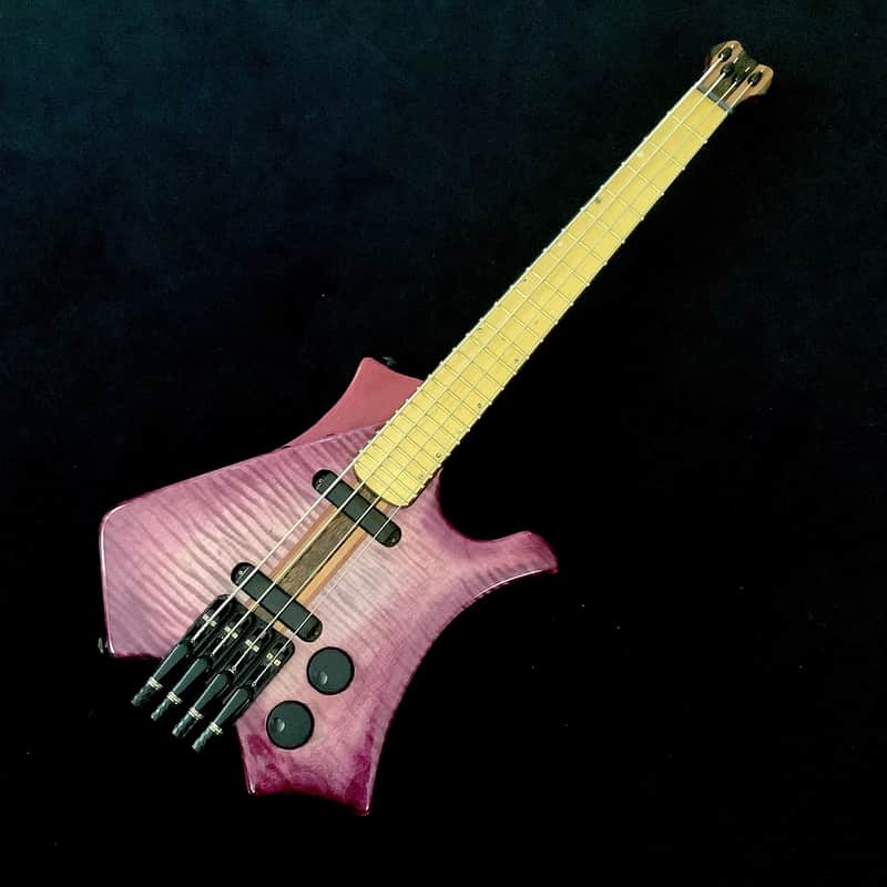 JD Guitars 2026 Headless Mini Bass PlumBurst image 1