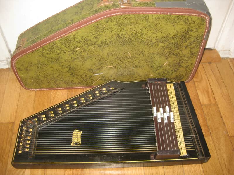 Oscar Schmidt Autoharp Bb Diatonic USA 60's Case Ready to Play image 1