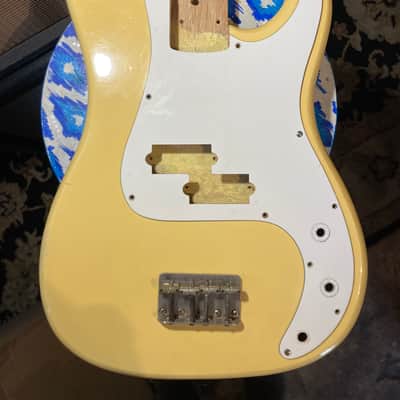 Cort Precision Bass Style Body MIK 1980s - Vintage White image 11