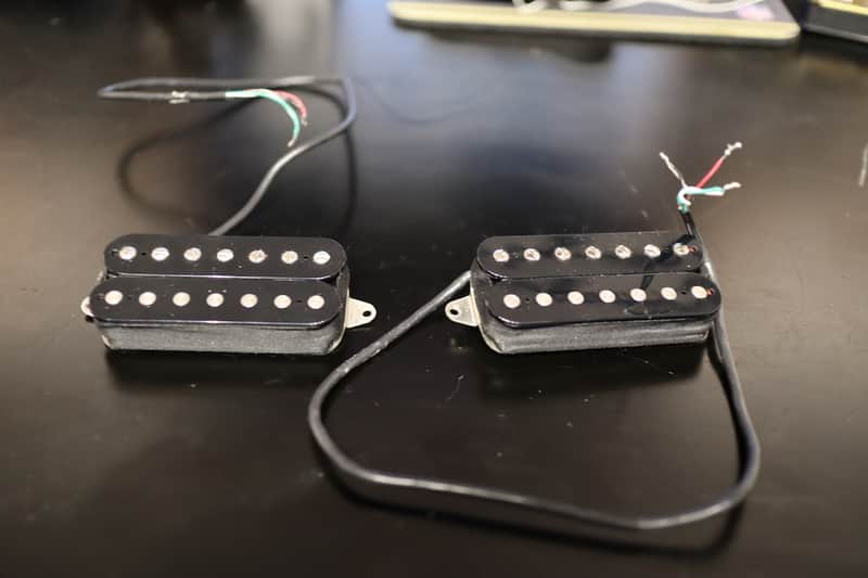Bare Knuckle Cold Sweat Humbucker 7 String Guitar Pickup Set Black image 1