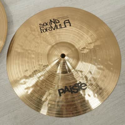 Used Paiste Sound Formula Hi Hat Cymbals 13 - Inch image 5