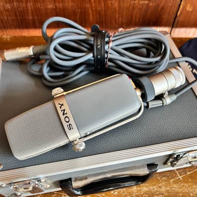 SONY C-38B C38B Multi-Pattern Condenser Microphone w/ carrying case #1 image 3