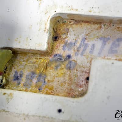 Fender Precision Bass Left Handed 1966 Aged Olympic White image 9