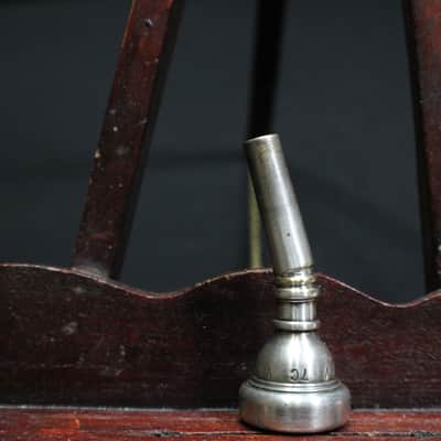 A Vincent Bach Corp Mt Vernon NY Cornet Bent Shaft Mouthpiece image 1