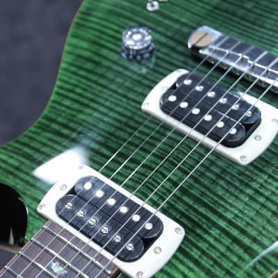 PRS SE Paul's Guitar Flame Maple Veneer Top Teal Black Electric Guitar w/Bag image 11