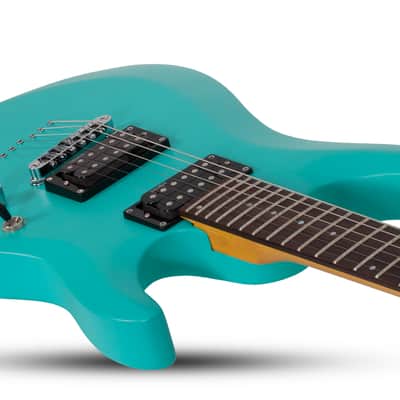 Schecter C-6 Deluxe Satin Aqua image 12