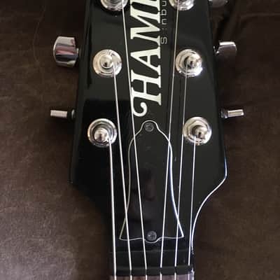 1991 Hamer USA Sunburst flat top with Sustain Block , Cherry Sunburst w/ OHSC image 5
