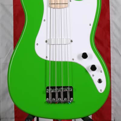 Squier Limited Edition Sonic Bronco Bass - Lime Green image 2