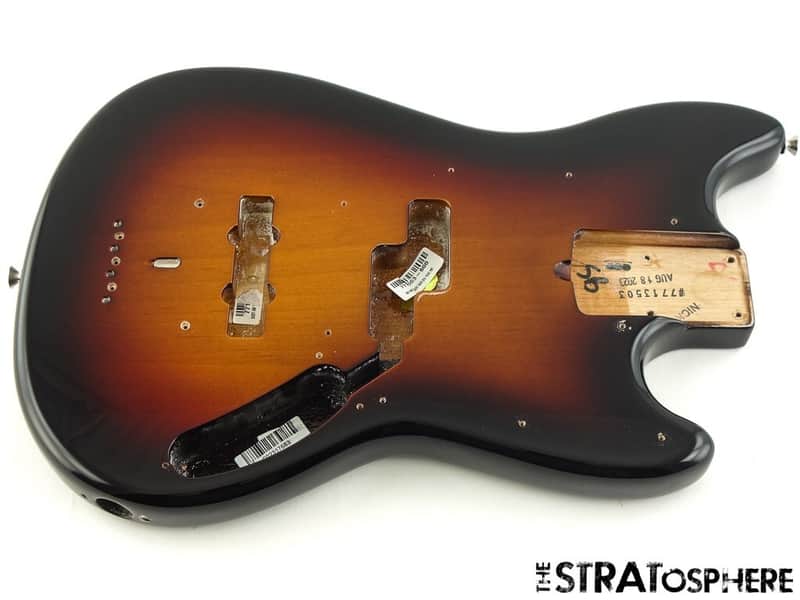 Fender American Performer Mustang Bass BODY USA Parts Sunburst image 1