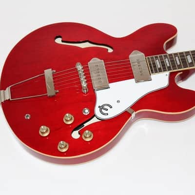 Epiphone Casino Semi-Hollowbody Electric Guitar Cherry Red image 3