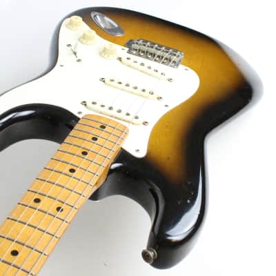 1987 Fender American Vintage 1957 Reissue Stratocaster '57 AVRI Sunburst +OHSC 3-Way Switch 1980s USA Strat image 10