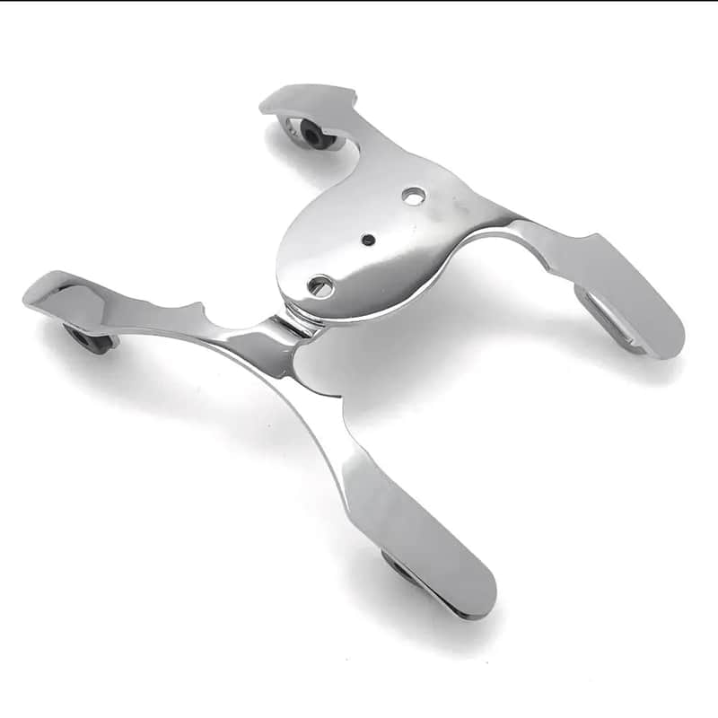 Crush X-Mount Tom Suspension Mount 8x6, Chrome (w/o Bracket) image 1