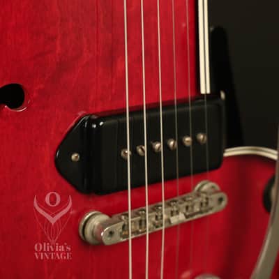 1961 Gibson ES-330 Cherry RARE original STEREO Varitone image 4