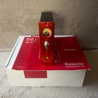Focusrite Red 1 500 Series Mic Preamp Module 2010s - Red image 2