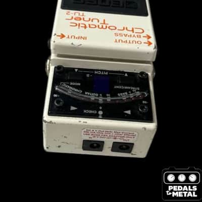 Boss TU-2 Chromatic Tuner (Dark Gray Label) 1998 - 2009 - White - X18615 image 2