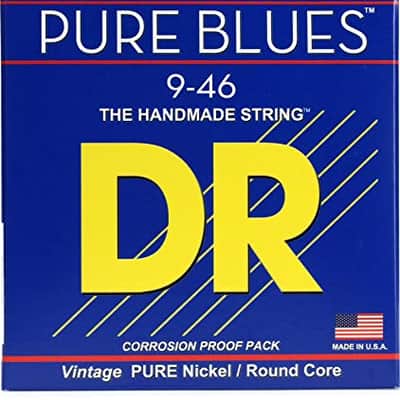 DR Strings PURE BLUES™ - Pure Nickel Electric Guitar Strings: Light to Medium 9-46 image 2