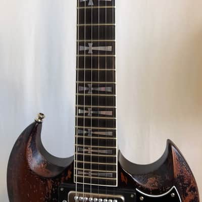 Jaydee Custom Guitars Old Boy SG Tony Iommi Gibson Guitar 2016 relic image 13