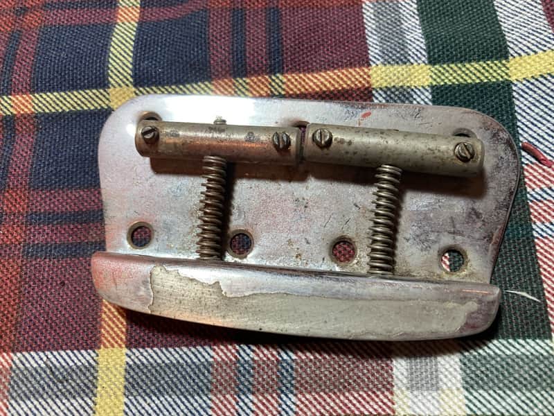 Vintage 1970s Fender MusicMaster Bass Bridge image 1