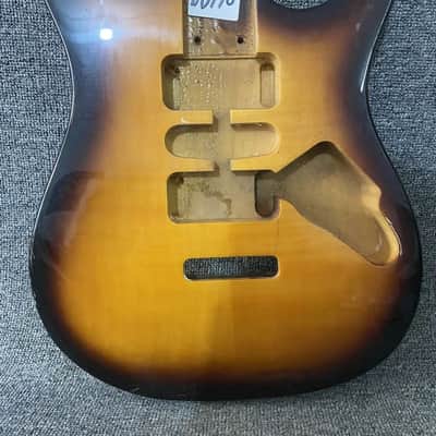 Tobacco Burst HSH Basswood Guitar Body image 9