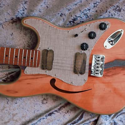 GB Liuteria Traditional Strato semi hollow european walnut relic and resin image 10