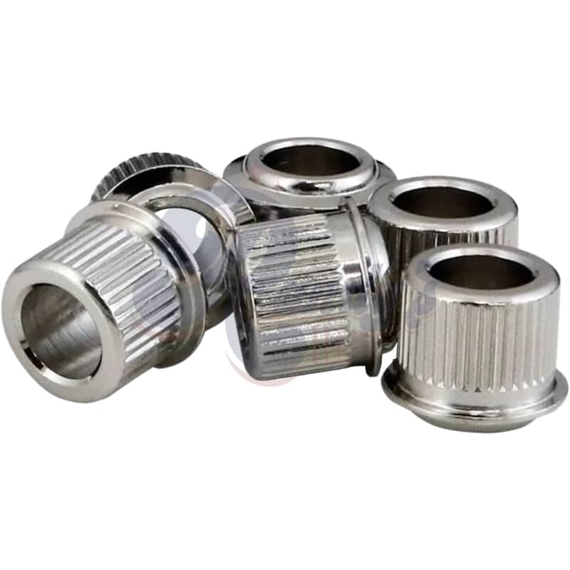 Gotoh Tuner & Machine Head Conversion Bushings (Round) - Fits Gibson®-Nickel image 1