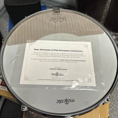 Majestic Opus One 14x7 Cast Iron Concert Snare Drum image 3