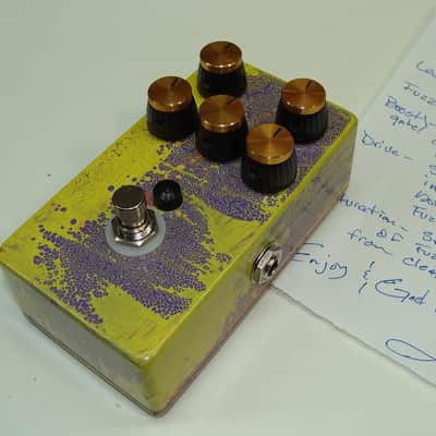 Pro Analog MKIII fuzz, 5-knob, vintage Germanium, custom paint image 1