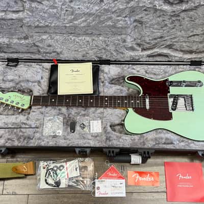 Fender American Ultra Luxe Telecaster 2021 - Surf Green Electric Guitar image 19