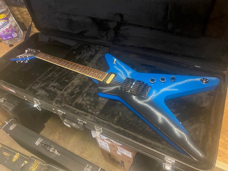 Dean Dimebag Dean from Hell CFH Electric Guitar 2024 - Lightning Bolt Graphic image 1