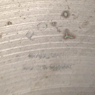 Vintage Roxy 23.5" Ride Cymbal W Germany RARE 2725 Grams image 2