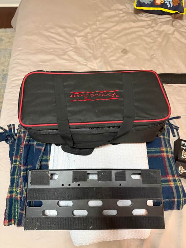 Voodoo Lab Dingbat Small Pedalboard with Gig Bag 2010s - Black image 1