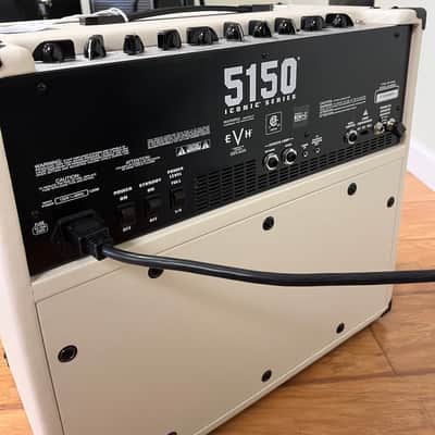 EVH 5150 Iconic Series 2-Channel 15-Watt 1x10" Guitar Combo 2021 - Present - Ivory image 5