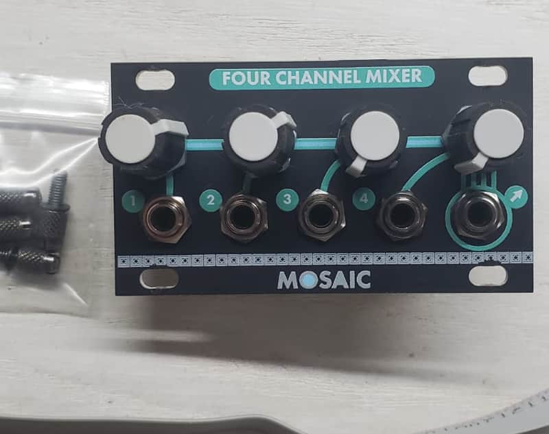 MOSAIC 1U FOUR CHANNEL MIXER BLACK image 1