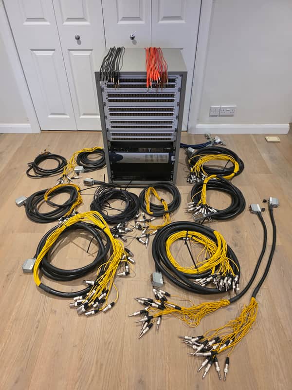5x Canford M&M Broadcast-spec 2U Bantam Patchbays 2x24, Canford/VanDamme looms image 1