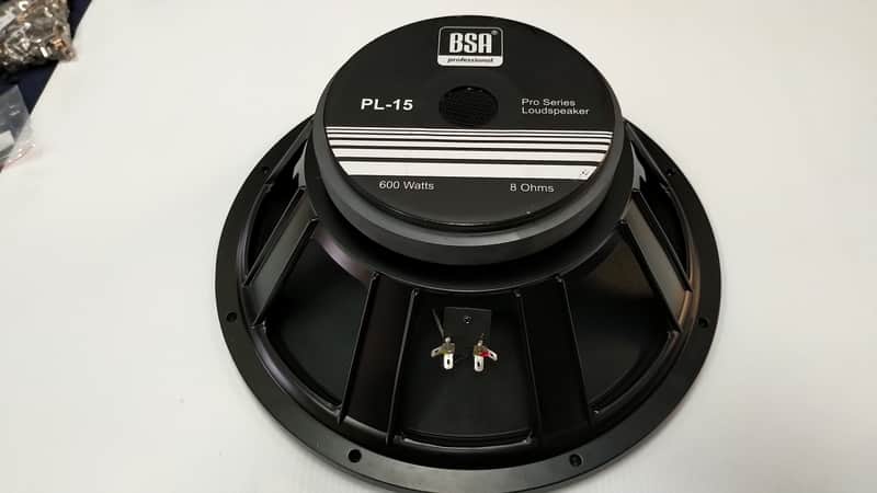 BSA Professional Model PL-15 , woofer 600 watts ,NEW image 1