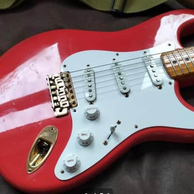 Fender Stratocaster 1957 reissue Usa 1987/88 Fiesta red image 1