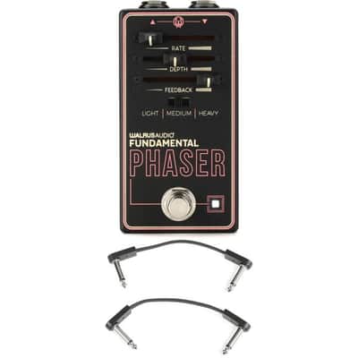 Walrus Audio Fundamental Series Phaser Pedal with EBS Patch Cables image 2