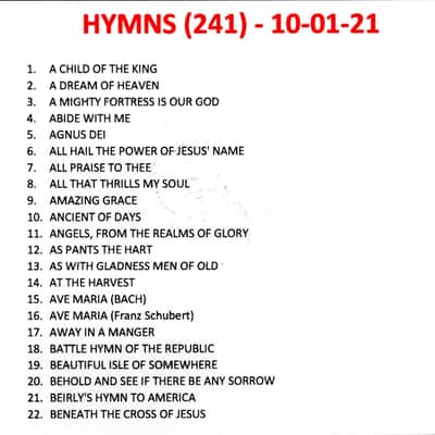 Massive Hymns, Gospel, Sacred Accordion Sheet Music DVD WITH 436 Selections image 2