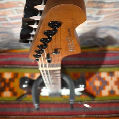 Fesley Ghost Series FST1000 Black Night w/ Upgraded DiMarzio Pickups & Hipshot Locking Tuners image 3