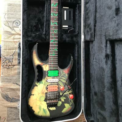 Ibanez JEM77-FP Steve Vai Signature  Floral Pattern 1989 Floral Pattern image 6