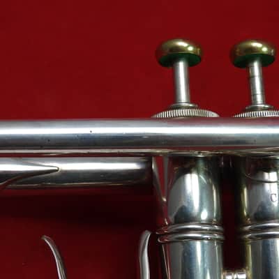 Benge Los Angeles Claude Gordon CG model Bb trumpet 1980 - Silver image 3