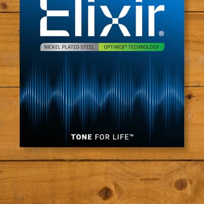 Elixir Optiweb Coated Nickel Plated Steel Electric Guitar Strings - 10-46 image 1