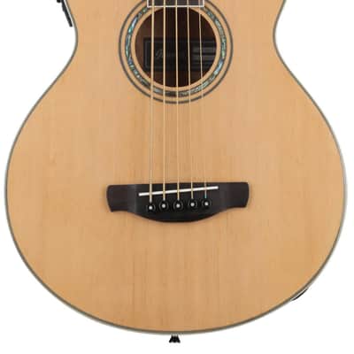 Ibanez AEB105E Acoustic-Electric Bass - Natural High Gloss image 1