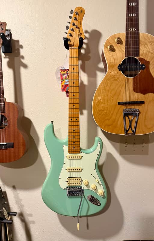 Tagima “TW” TG 540 SG-DF/MG Electric Guitar - Surf Green Brand New image 1