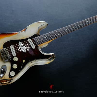 Fender Stratocaster Vintage White/Sunburst Custom Shop Texas Special Heavy Aged Relic  (RARE) image 5